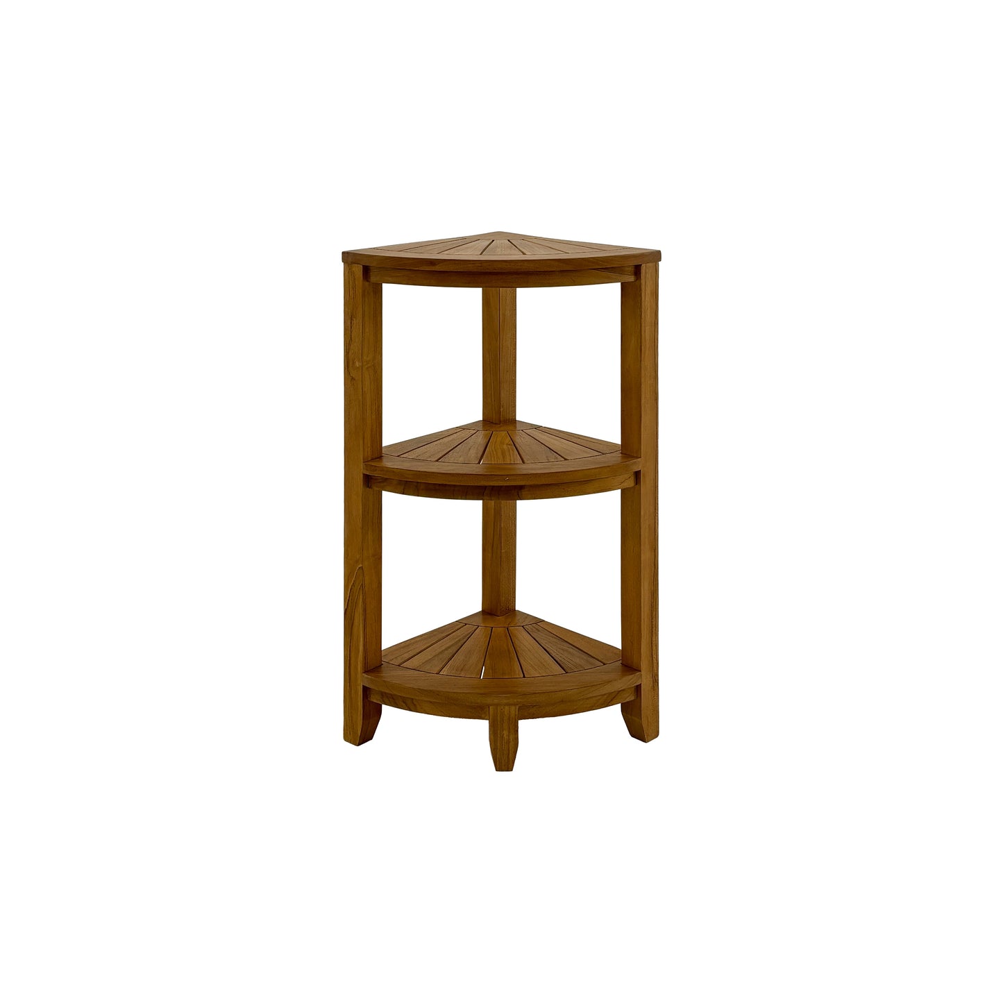 Stanley Teak Shower and Spa/Bathroom/Outdoor Corner Shelf