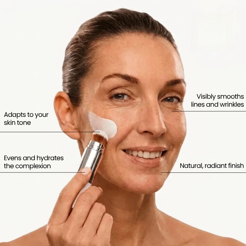 2-in-1 Foundation with Built-In Brush