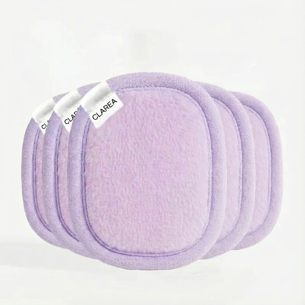 5 Reusable Makeup Remover Pads – Gentle & Eco-Friendly