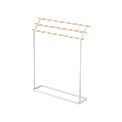 Bath Towel Rack (32" H)  - Steel + Wood